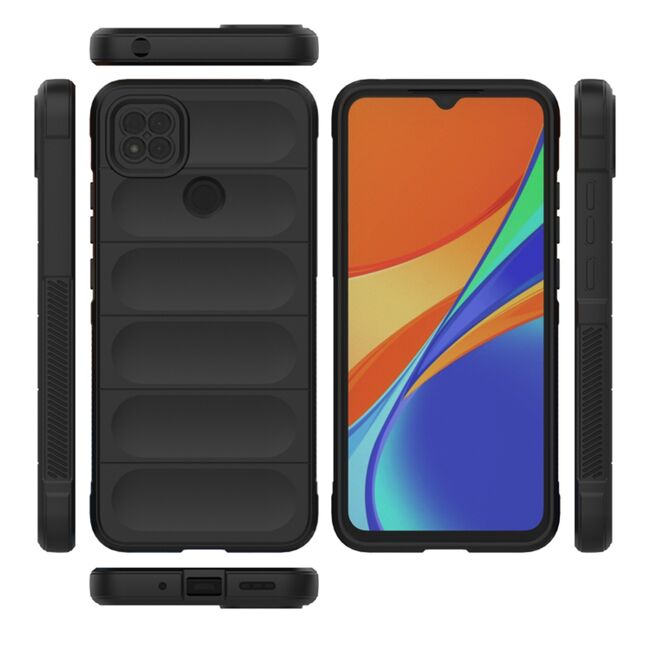 Husa Xiaomi Redmi 9C Techsuit Magic Shield, negru