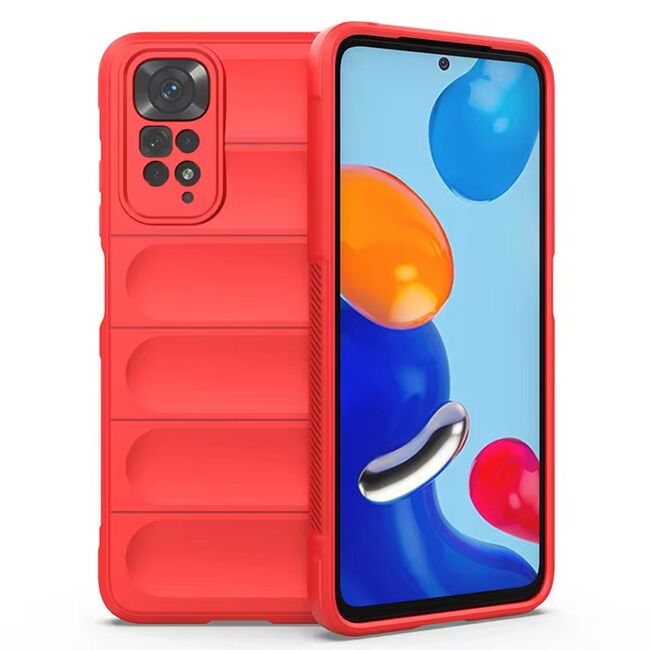 Husa Xiaomi Redmi Note 11, Note 11S Techsuit Magic Shield, rosu