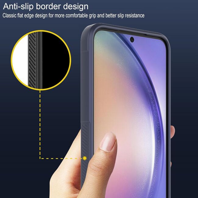 Husa pentru Samsung Galaxy A55 5G Liquid Silicone, Microfibre Lining, Non-Slip Airbag Design, bordeaux