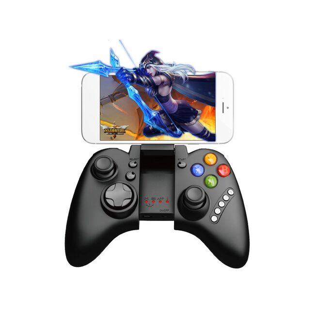 GamePad Controller ipega PG-9021S pentru Android, Windows si Console, Bluetooth, Wireless, 380 mAh, Negru