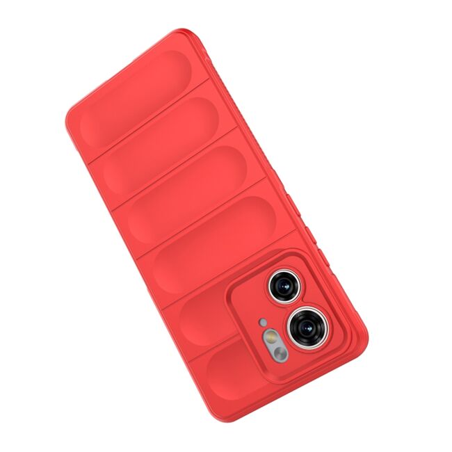 Husa pentru  Motorola Edge 40 Liquid Silicone, Microfibre Lining, Non-Slip Airbag Design, negru