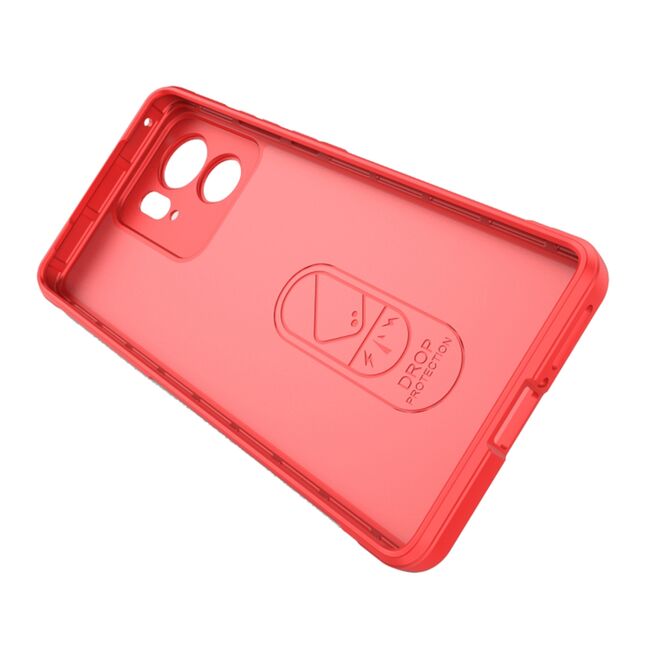 Husa pentru  Motorola Edge 40 Liquid Silicone, Microfibre Lining, Non-Slip Airbag Design, rosu