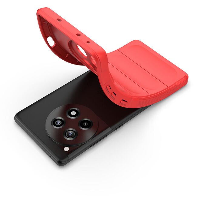 Husa pentru  OnePlus 12R Liquid Silicone, Microfibre Lining, Non-Slip Airbag Design, negru
