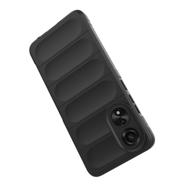 Husa pentru  Oppo A78 4G Liquid Silicone, Microfibre Lining, Non-Slip Airbag Design, albastru