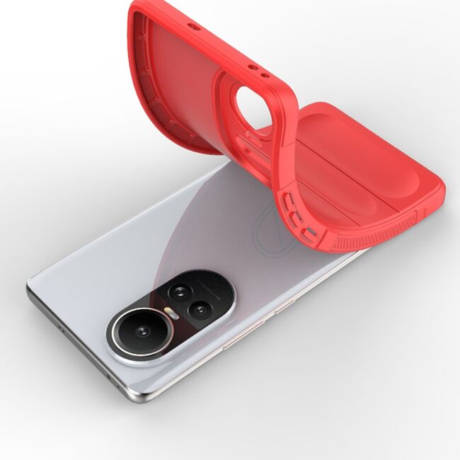 Husa pentru  Oppo Reno 10, Reno 10 Pro Liquid Silicone, Microfibre Lining, Non-Slip Airbag Design, bordeaux