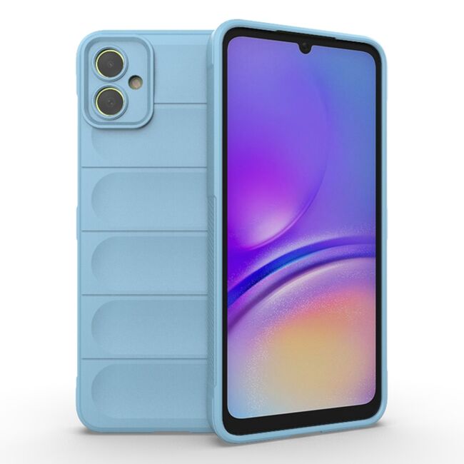 Husa pentru  Samsung Galaxy A05 Liquid Silicone, Microfibre Lining, Non-Slip Airbag Design, albastru