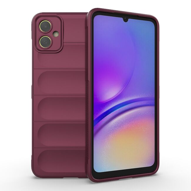 Husa pentru  Samsung Galaxy A05 Liquid Silicone, Microfibre Lining, Non-Slip Airbag Design, bordeaux