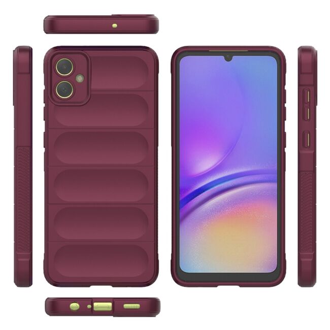 Husa pentru  Samsung Galaxy A05 Liquid Silicone, Microfibre Lining, Non-Slip Airbag Design, bordeaux