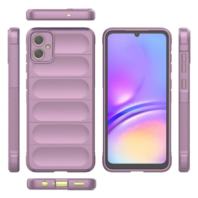 Husa pentru  Samsung Galaxy A05 Liquid Silicone, Microfibre Lining, Non-Slip Airbag Design, mov