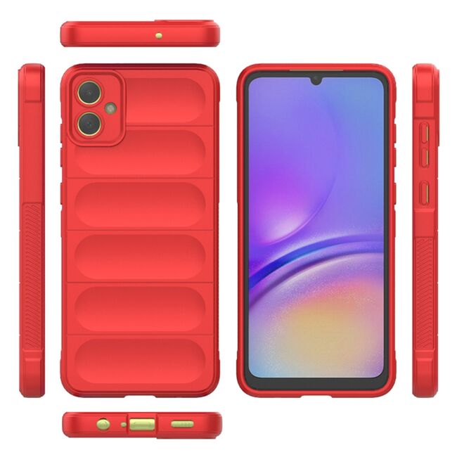 Husa pentru  Samsung Galaxy A05 Liquid Silicone, Microfibre Lining, Non-Slip Airbag Design, rosu