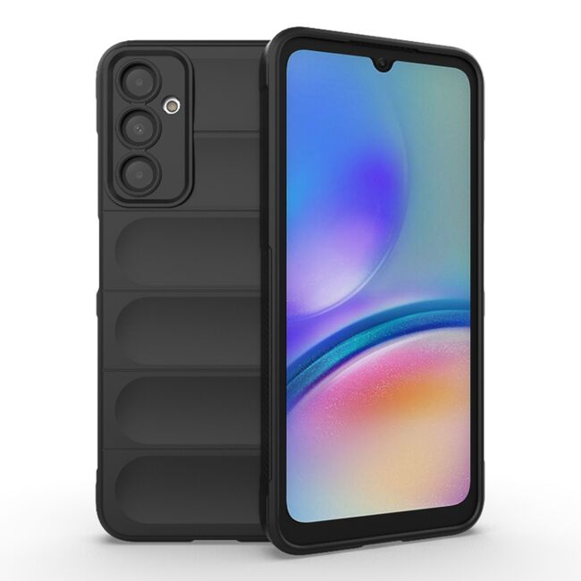 Husa pentru  Samsung Galaxy A05s Liquid Silicone, Microfibre Lining, Non-Slip Airbag Design, negru