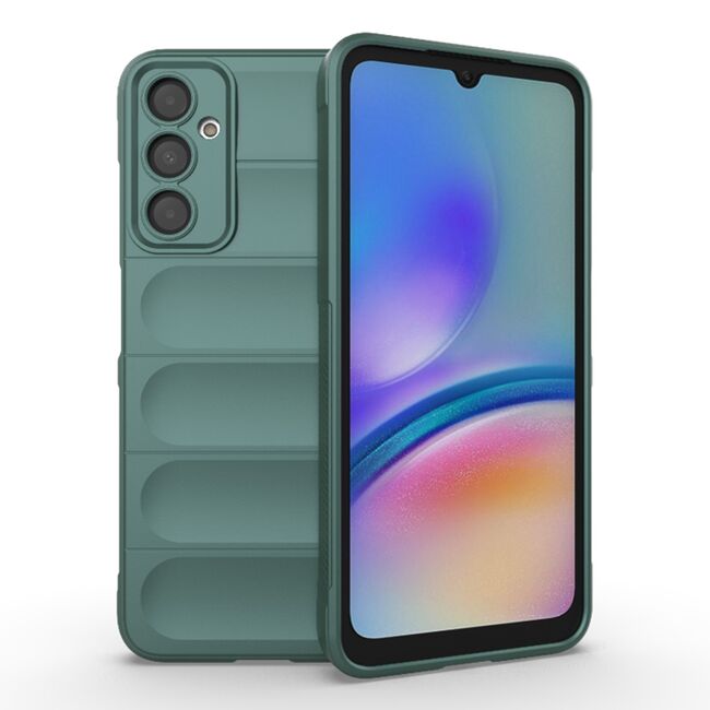 Husa pentru  Samsung Galaxy A05s Liquid Silicone, Microfibre Lining, Non-Slip Airbag Design, verde