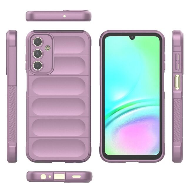 Husa pentru  Samsung Galaxy A15 Liquid Silicone, Microfibre Lining, Non-Slip Airbag Design, mov