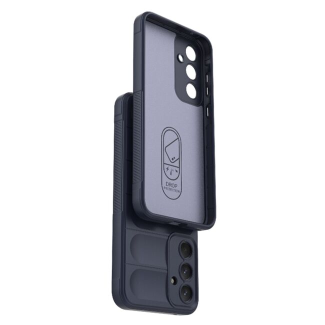 Husa pentru Samsung Galaxy A54 Liquid Silicone, Microfibre Lining, Non-Slip Airbag Design, negru
