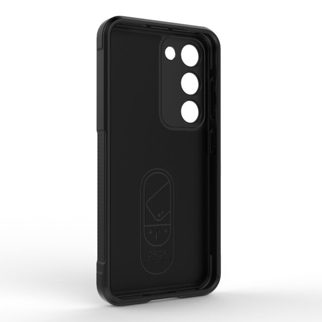 Husa pentru  Samsung Galaxy S23 Plus  Liquid Silicone, Microfibre Lining, Non-Slip Airbag Design, negru
