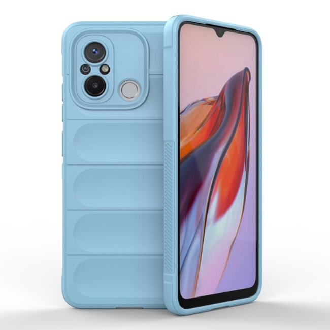 Husa pentru  Xiaomi Redmi 12C Liquid Silicone, Microfibre Lining, Non-Slip Airbag Design, albastru