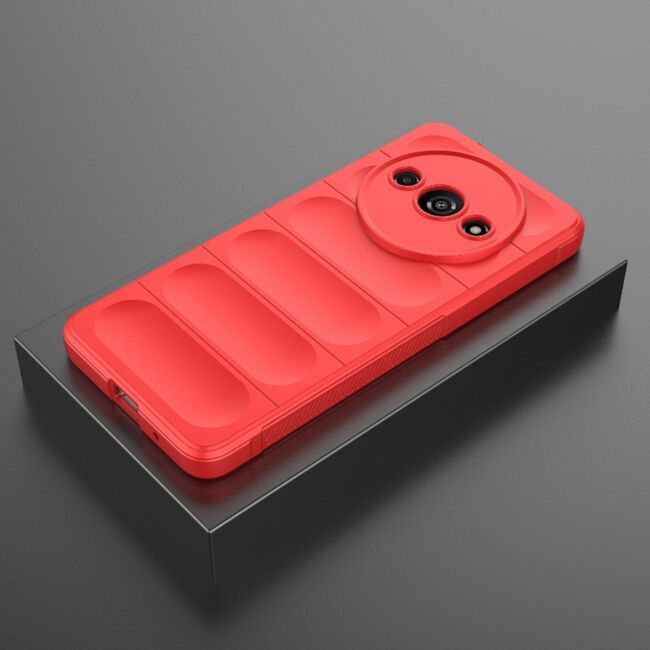 Husa pentru  Xiaomi Redmi A3 Liquid Silicone, Microfibre Lining, Non-Slip Airbag Design, rosu