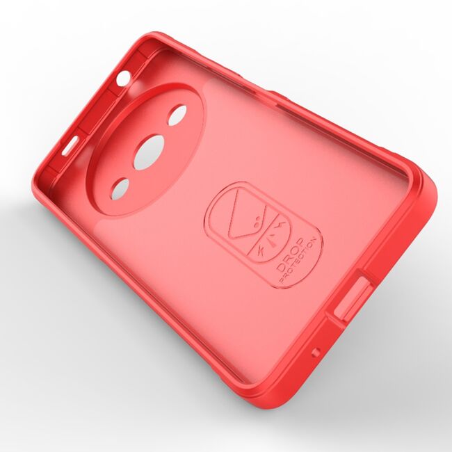 Husa pentru  Xiaomi Redmi A3 Liquid Silicone, Microfibre Lining, Non-Slip Airbag Design, rosu