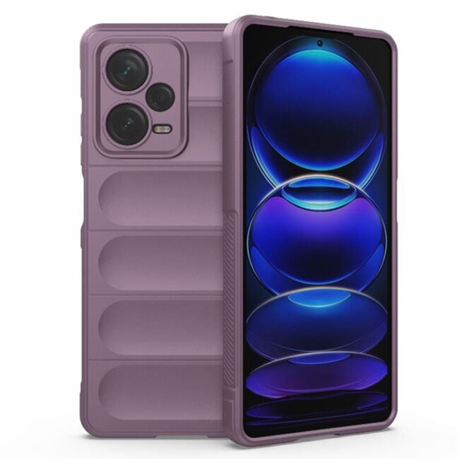Husa pentru  Xiaomi Redmi Note 12 Pro Liquid Silicone, Microfibre Lining, Non-Slip Airbag Design, mov