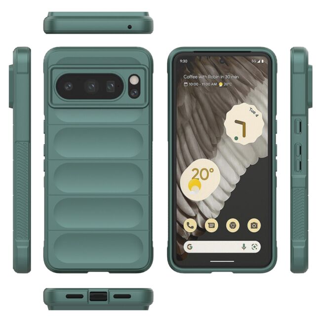 Husa pentru  Google Pixel 8 Pro Liquid Silicone, Microfibre Lining, Non-Slip Airbag Design, bordeaux