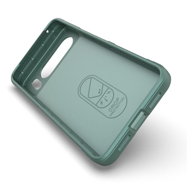 Husa pentru  Google Pixel 8 Pro Liquid Silicone, Microfibre Lining, Non-Slip Airbag Design, verde
