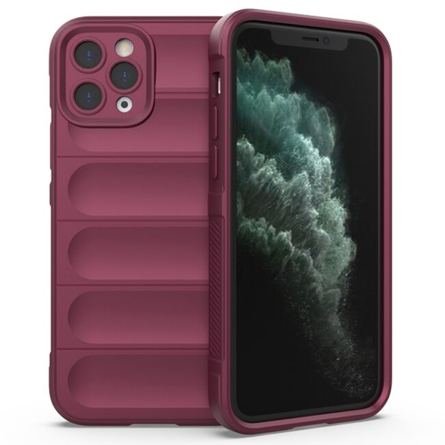 Husa iPhone 11 Pro Max Techsuit Magic Shield, bordo