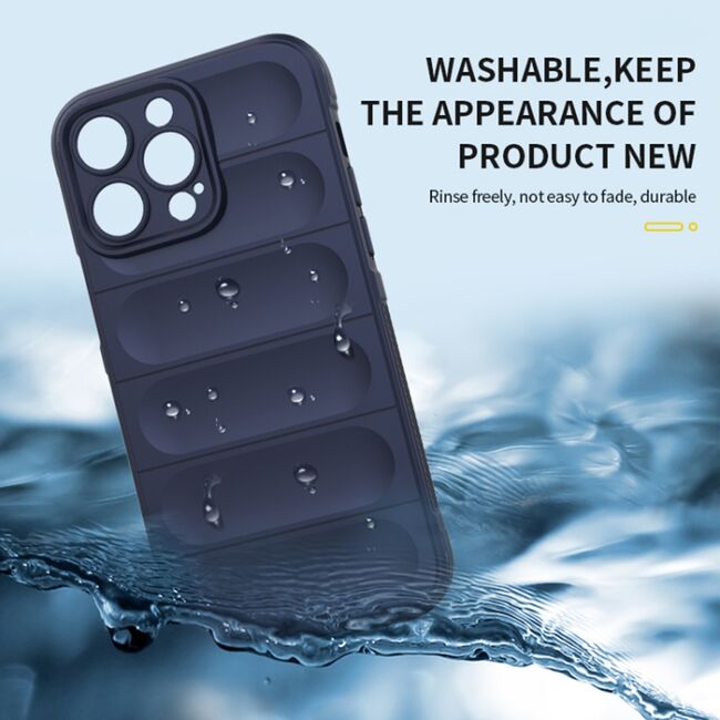 Husa pentru  iPhone 14 Liquid Silicone, Microfibre Lining, Non-Slip Airbag Design, mov