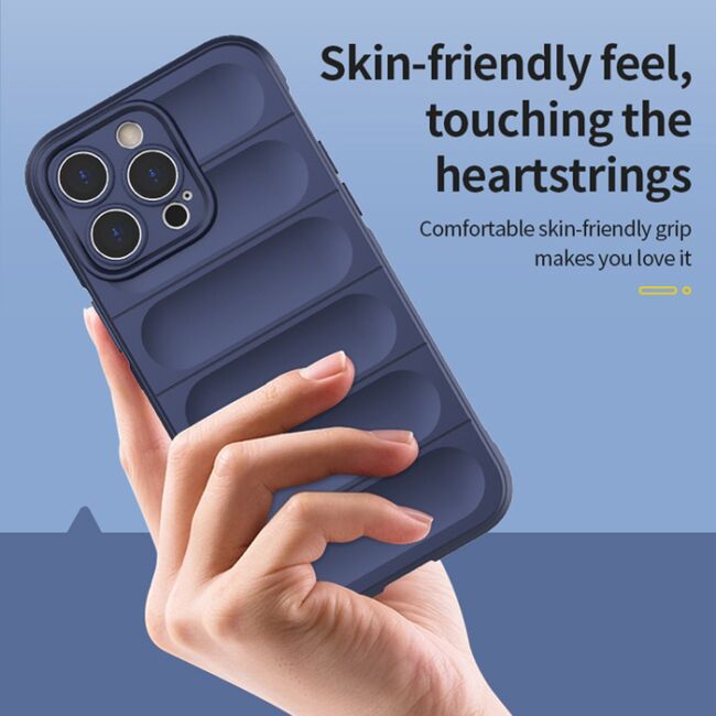 Husa pentru  iPhone 14 Plus Liquid Silicone, Microfibre Lining, Non-Slip Airbag Design, rosu
