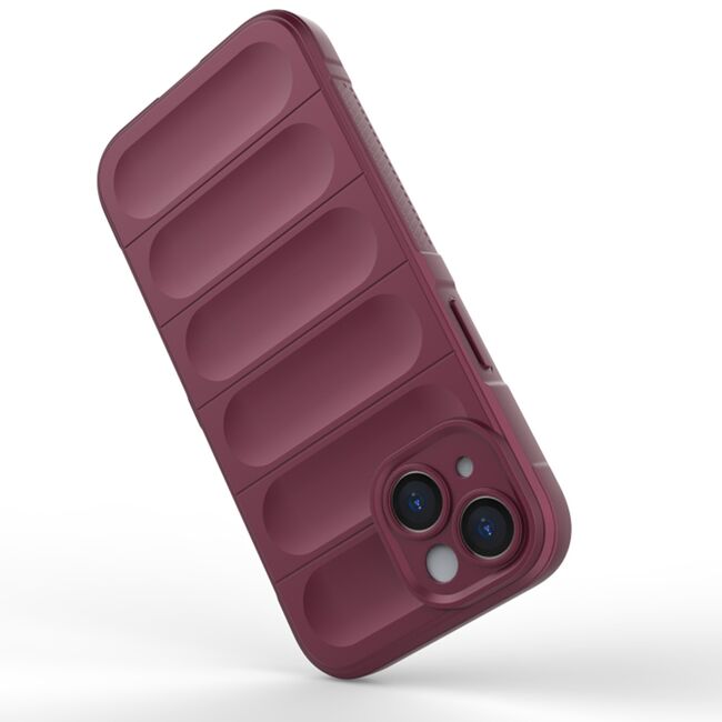 Husa iPhone 15 Techsuit Magic Shield, bordo