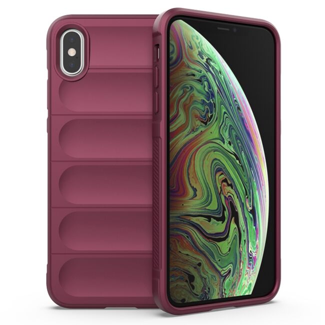 Husa iPhone XS Max Techsuit Magic Shield, bordo