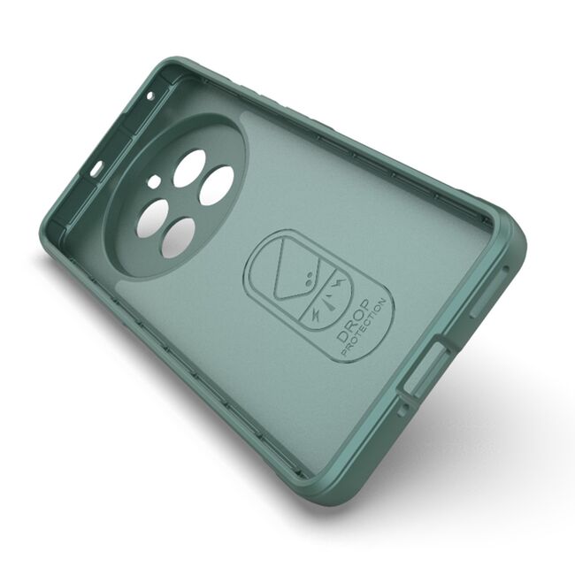 Husa pentru  Realme 12 Pro, Realme 12 Pro+ Liquid Silicone, Microfibre Lining, Non-Slip Airbag Design, verde