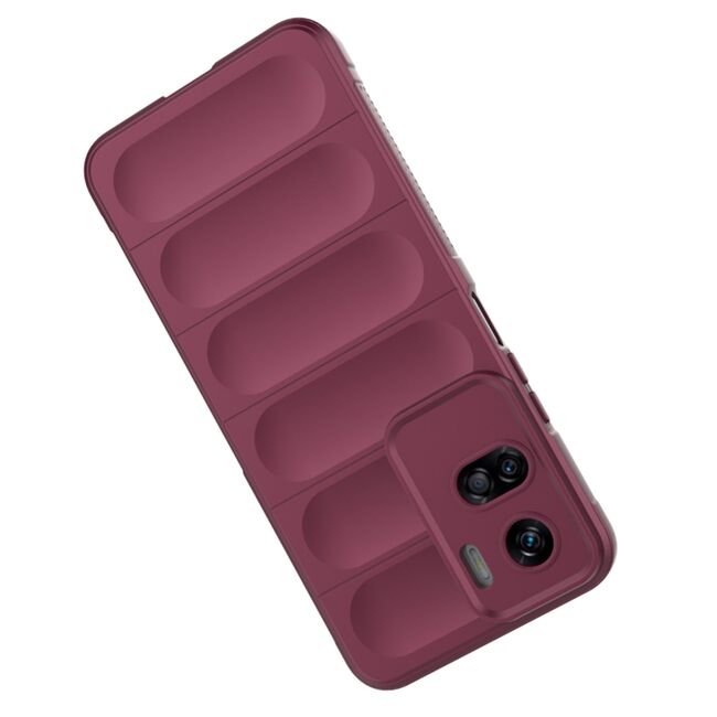 Husa pentru  Honor 90 lite Liquid Silicone, Microfibre Lining, Non-Slip Airbag Design, rosu