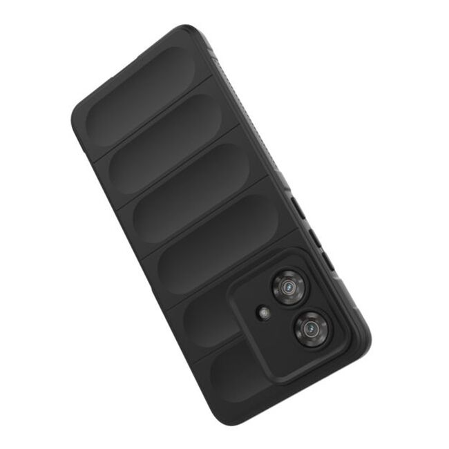 Husa pentru  Motorola Edge 40 NEO Liquid Silicone, Microfibre Lining, Non-Slip Airbag Design, negru