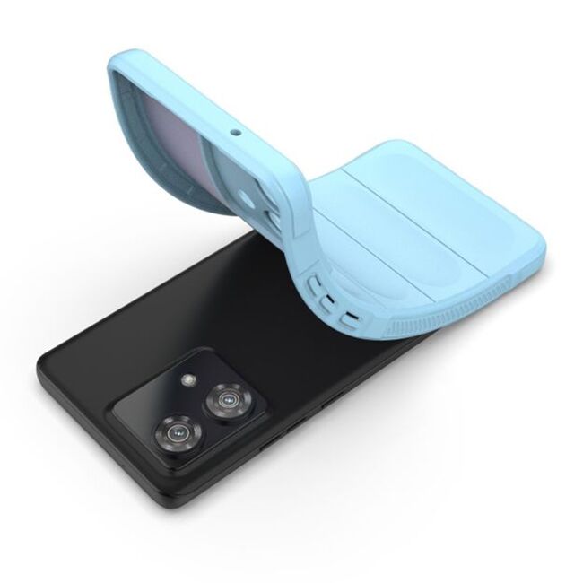 Husa Motorola Edge 40 Neo Techsuit Magic Shield, bleu