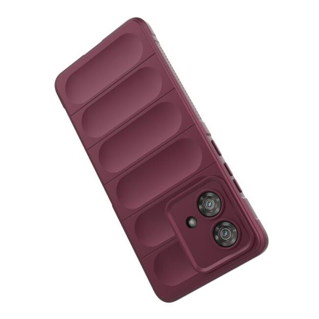 Husa pentru  Motorola Edge 40 NEO Liquid Silicone, Microfibre Lining, Non-Slip Airbag Design, bordeaux