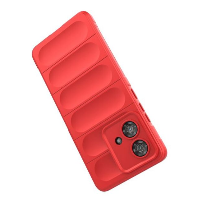 Husa pentru  Motorola Edge 40 NEO Liquid Silicone, Microfibre Lining, Non-Slip Airbag Design, rosu