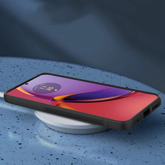 Husa pentru  Motorola Moto G84 Liquid Silicone, Microfibre Lining, Non-Slip Airbag Design, verde