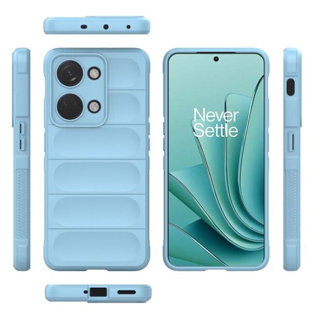 Husa pentru  OnePlus Nord 3 Liquid Silicone, Microfibre Lining, Non-Slip Airbag Design, albastru