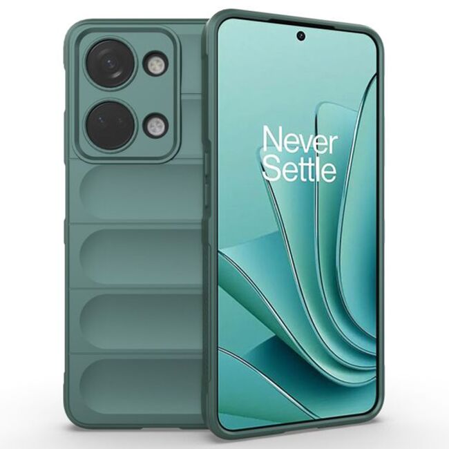 Husa pentru  OnePlus Nord 3 Liquid Silicone, Microfibre Lining, Non-Slip Airbag Design, verde