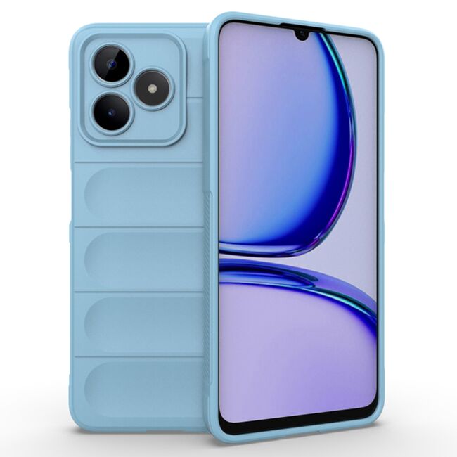 Husa pentru  Realme C53 Liquid Silicone, Microfibre Lining, Non-Slip Airbag Design, albastru