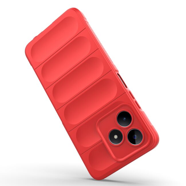 Husa pentru  Realme C53 Liquid Silicone, Microfibre Lining, Non-Slip Airbag Design, mov