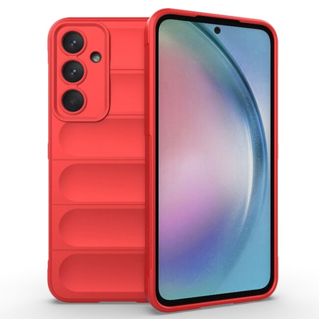 Husa pentru  Samsung Galaxy A35 Liquid Silicone, Microfibre Lining, Non-Slip Airbag Design, negru