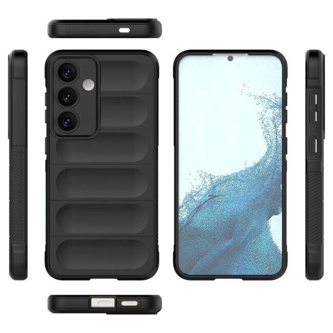 Husa pentru  Samsung Galaxy S24+ Plus Liquid Silicone, Microfibre Lining, Non-Slip Airbag Design, rosu
