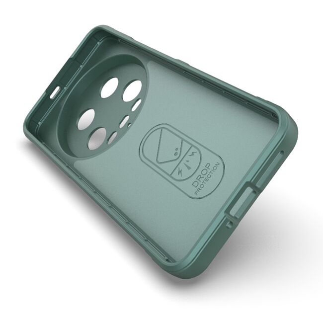 Husa pentru  Xiaomi 14 Ultra Liquid Silicone, Microfibre Lining, Non-Slip Airbag Design, verde