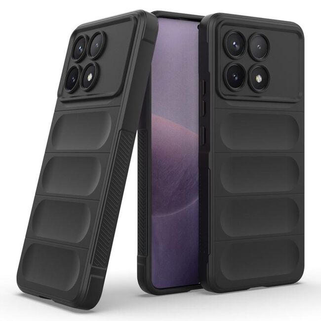 Husa pentru  Xiaomi Poco X6 Pro Liquid Silicone, Microfibre Lining, Non-Slip Airbag Design, rosu