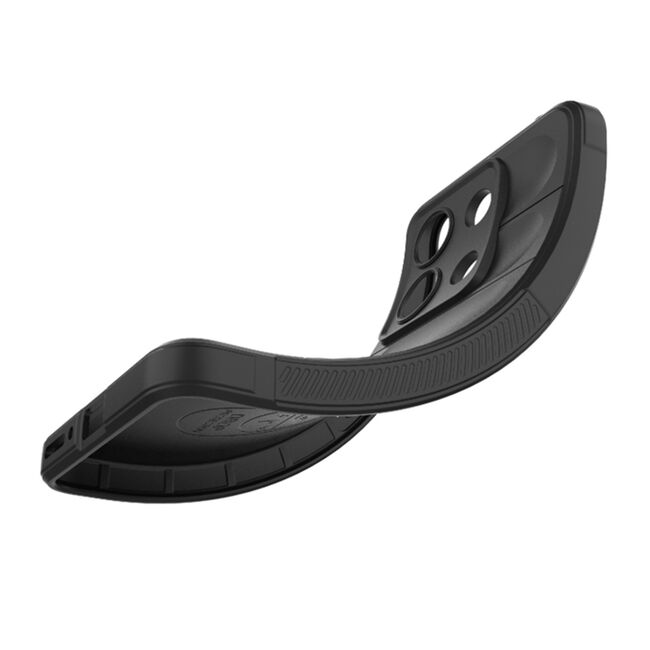 Husa pentru  Xiaomi Redmi Note 13 5G Liquid Silicone, Microfibre Lining, Non-Slip Airbag Design, negru
