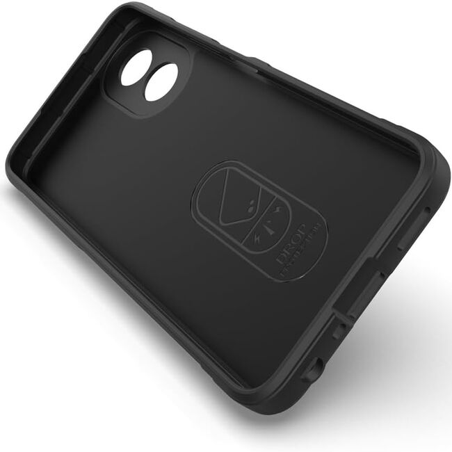 Husa pentru  Oppo A18, A38 Liquid Silicone, Microfibre Lining, Non-Slip Airbag Design, mov
