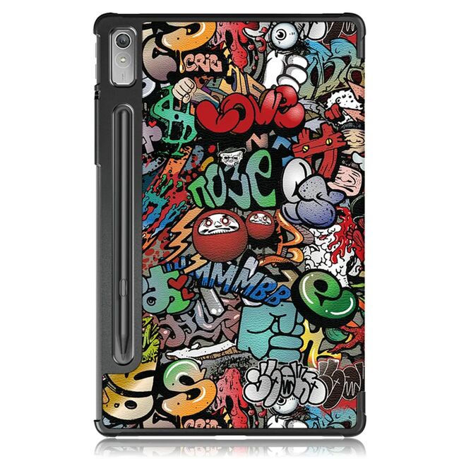 Husa tableta Lenovo Tab P11 Pro Gen 2 11.2 inch ProCase Smart Ultralight de tip stand, grafitti