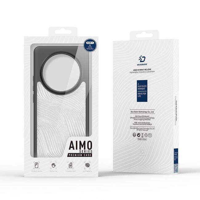 Husa Realme 12 Pro, 12 Pro+ Dux Ducis Aimo, negru