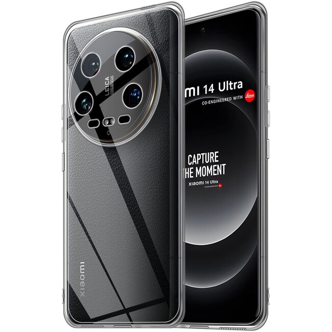 Husa pentru Xiaomi 14 Ultra Slim Anti-Shock 1.5mm, Transparent